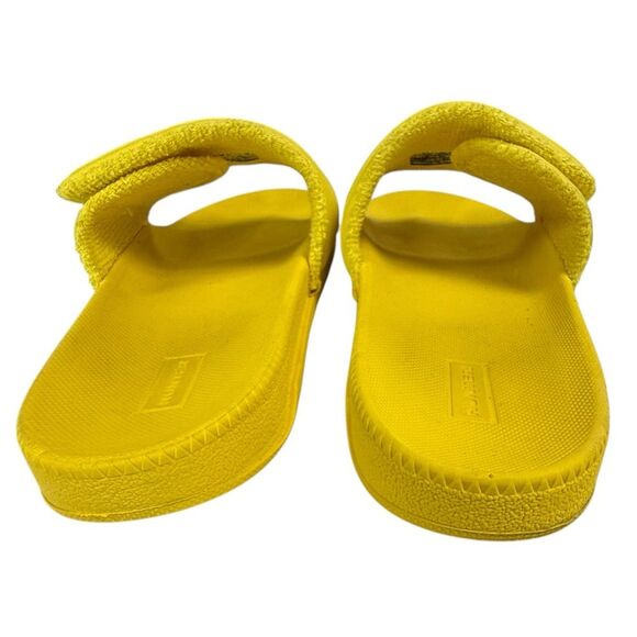 Women's Yellow Hunter Slides size 9 GUC - Picture 3 of 6